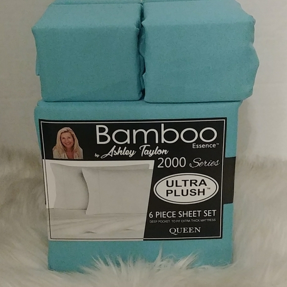 Bamboo Essence Queen Apple Green Sheet Set - Picture 3 of 10